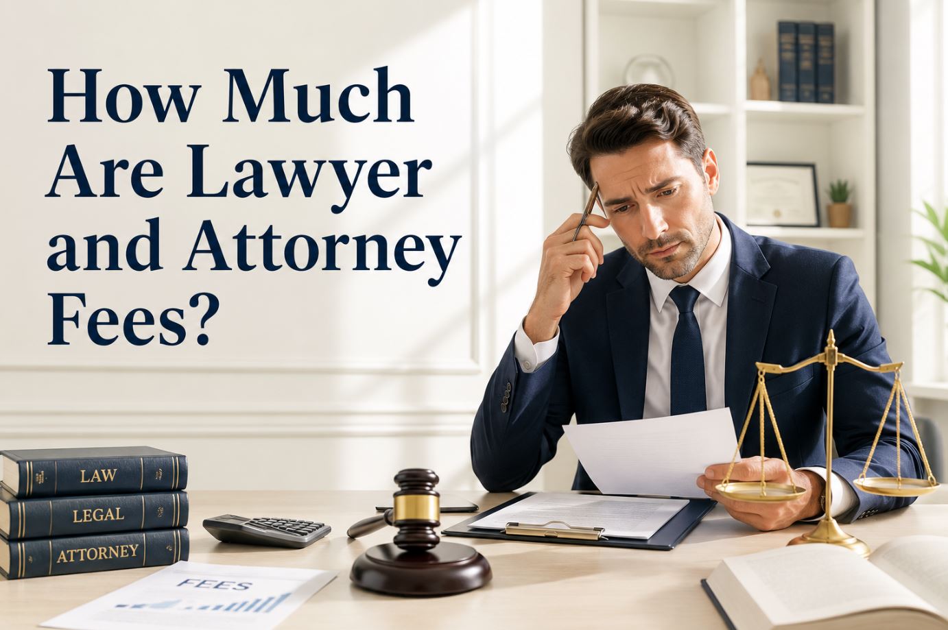 How Much Are Lawyer and Attorney Fees?