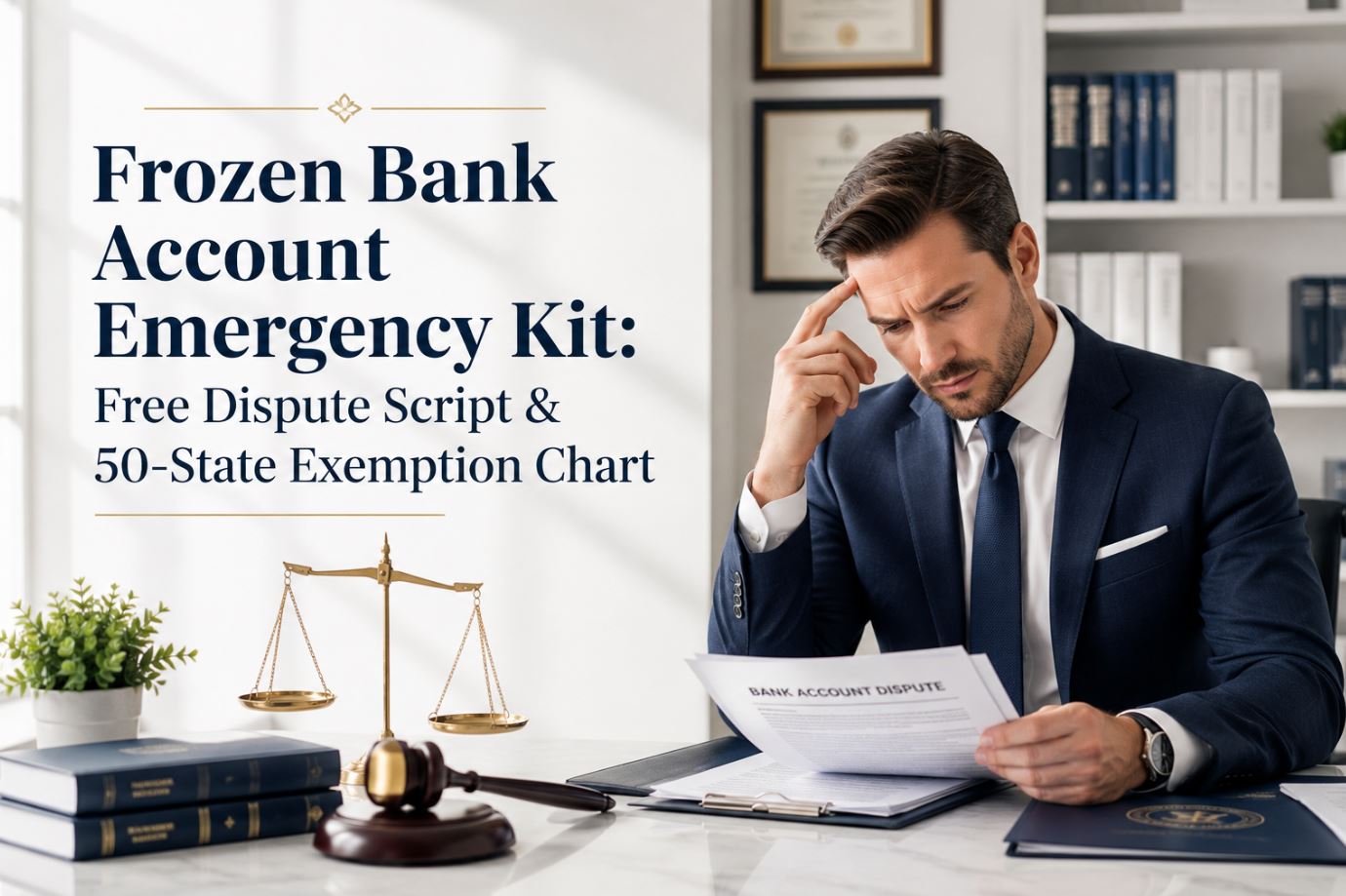 Your Bank Account Was Frozen: Here Are Your 3 Free Legal Resources