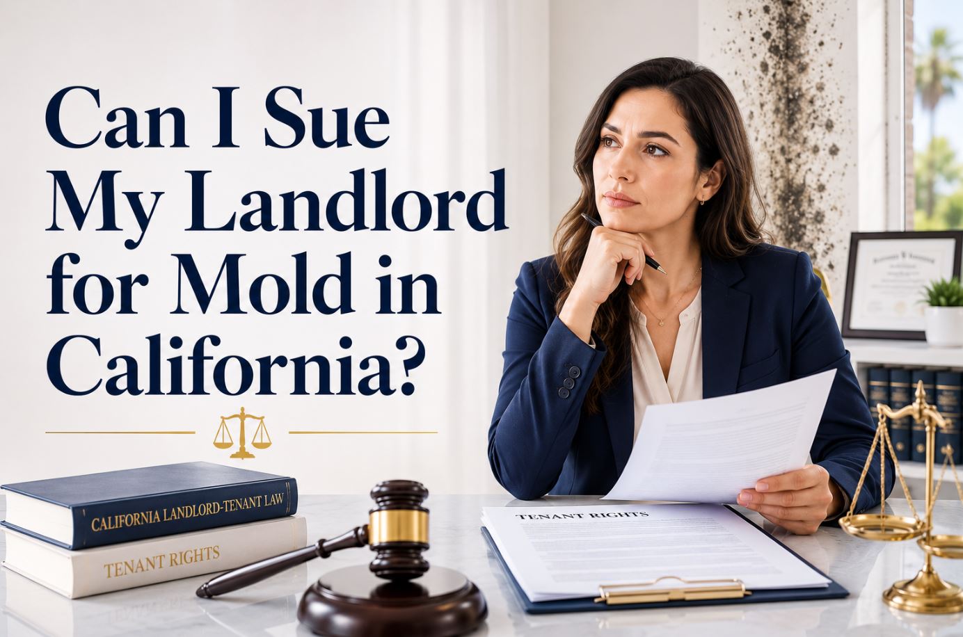 Can I Sue My Landlord for Mold in California?