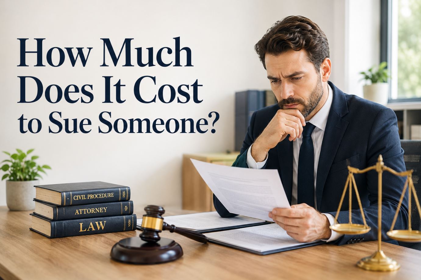 How Much Does It Cost to Sue Someone?
