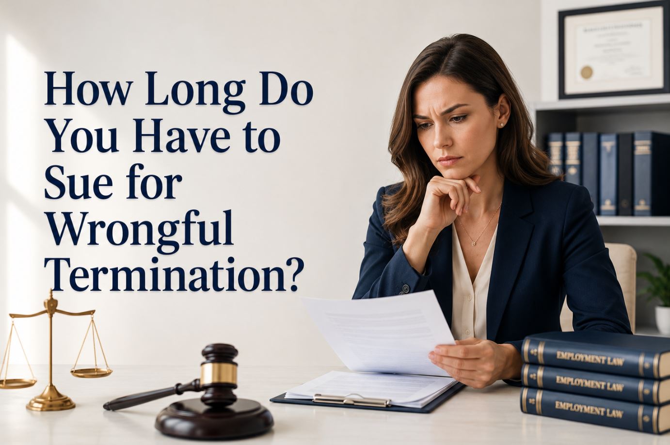 How Long Do You Have to Sue for Wrongful Termination?