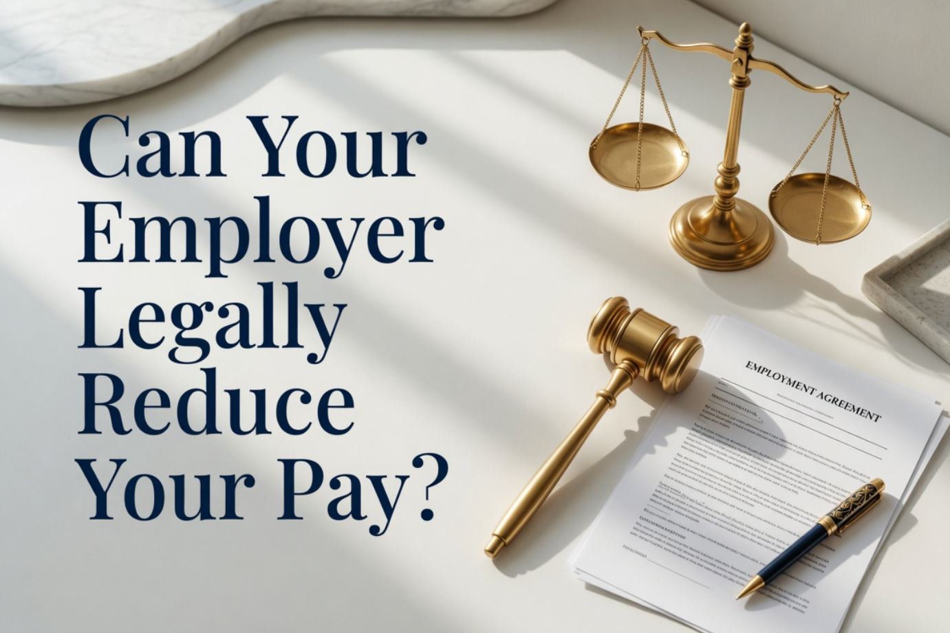 Can Your Employer Legally Reduce Your Pay?