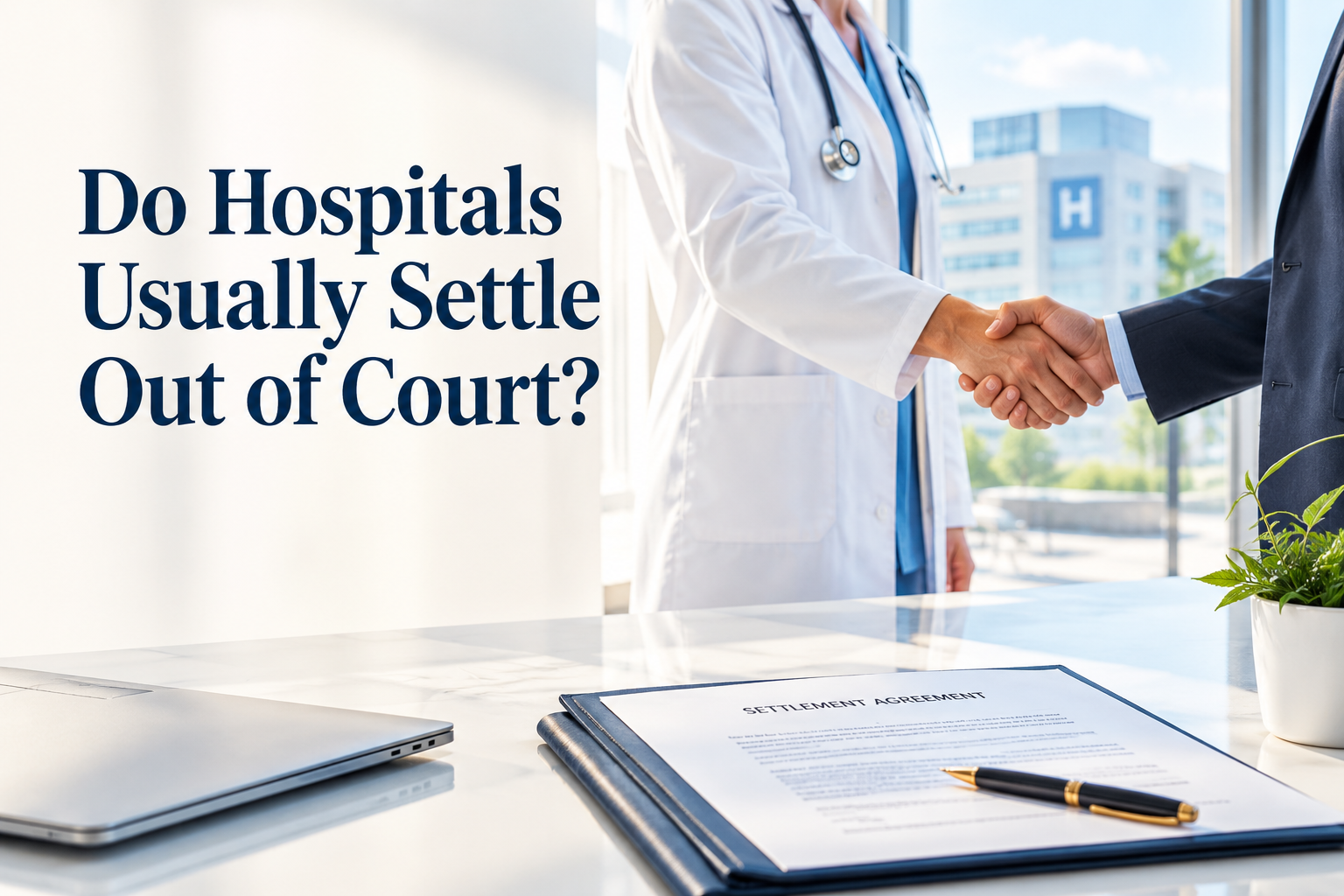 Do Hospitals Usually Settle Out of Court?