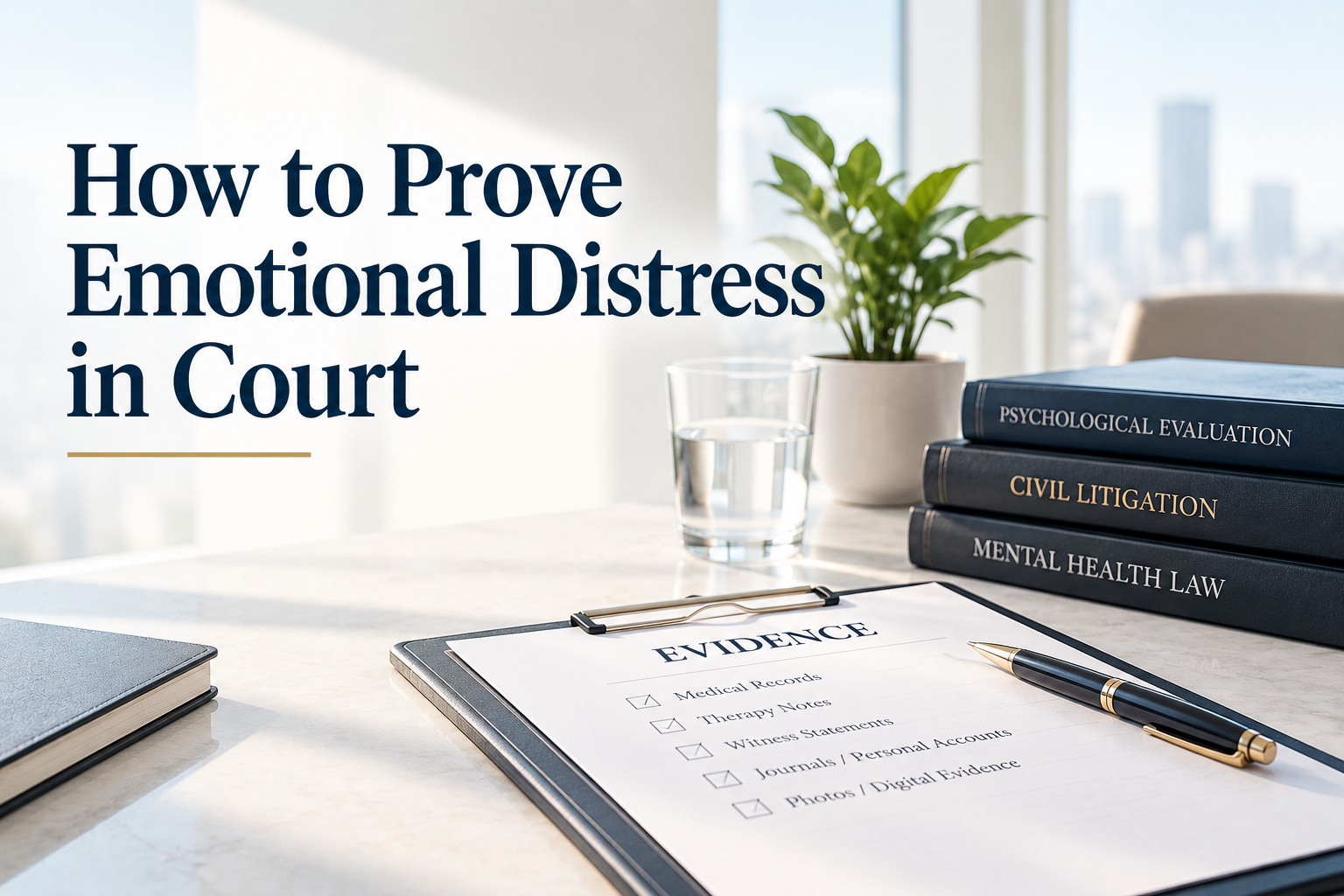 How to Prove Emotional Distress in Court