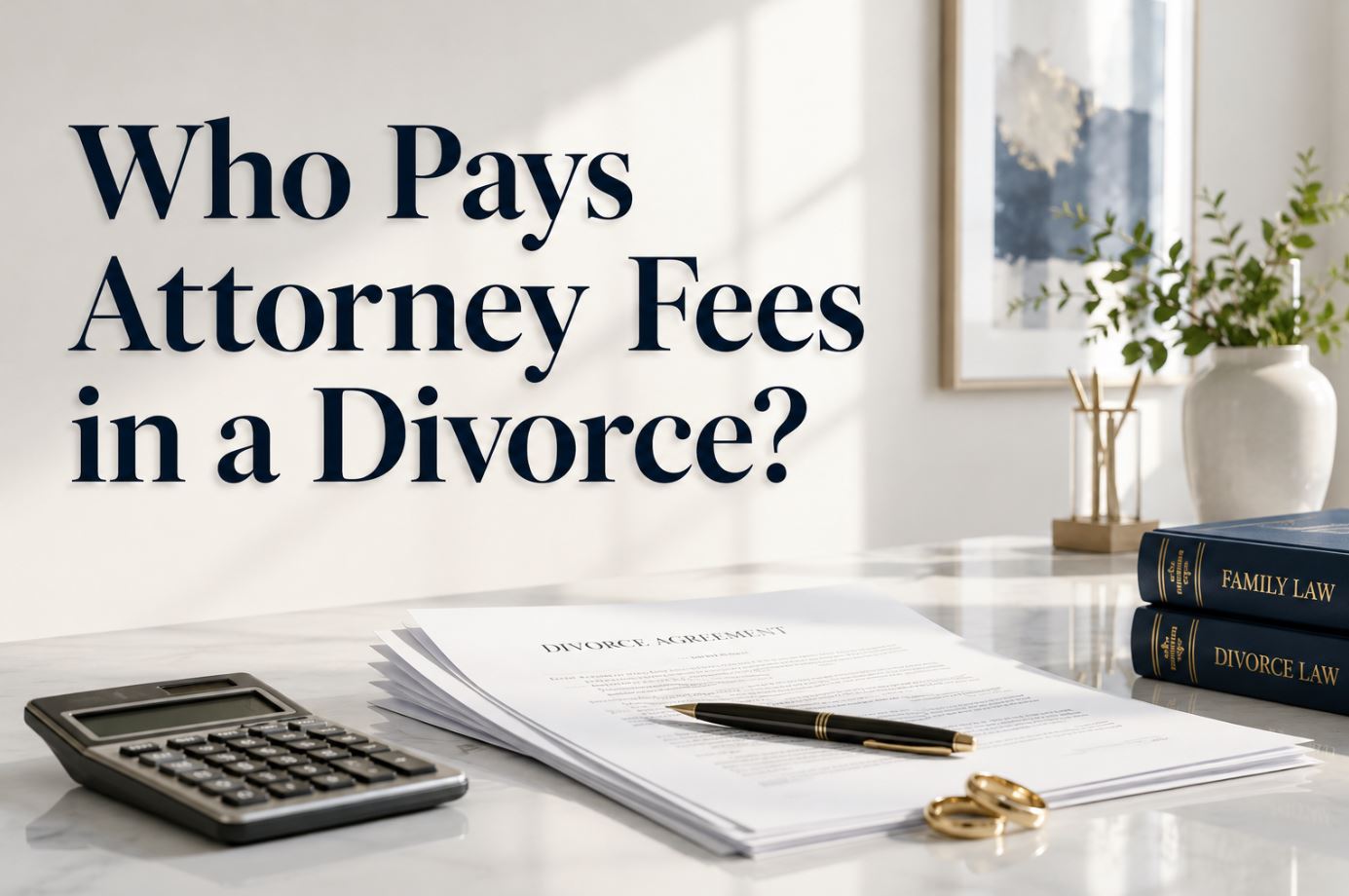 Who Pays Attorney Fees in a Divorce?