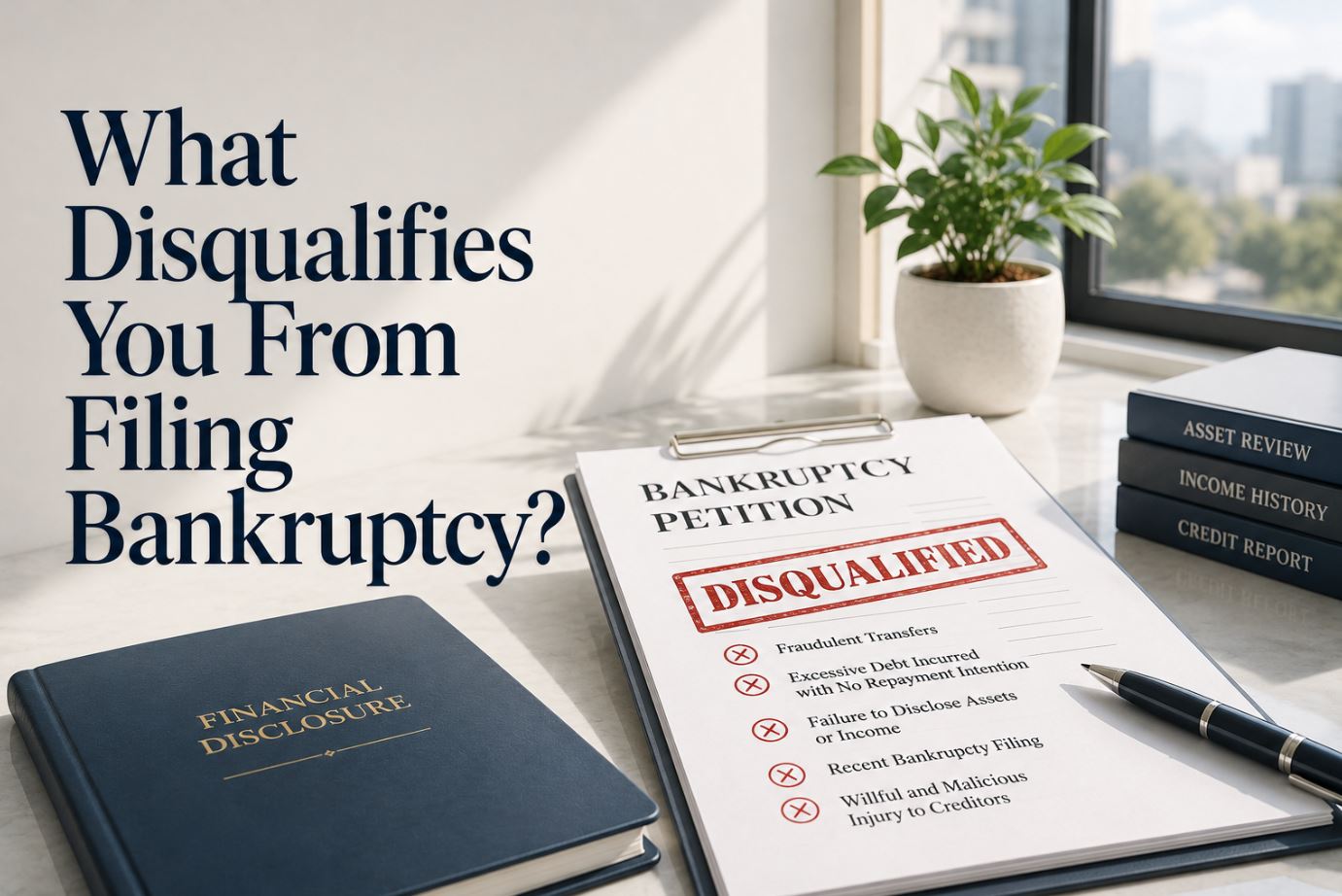 What Disqualifies You From Filing Bankruptcy?
