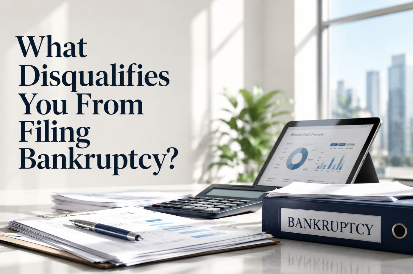 What Disqualifies You From Filing Bankruptcy?