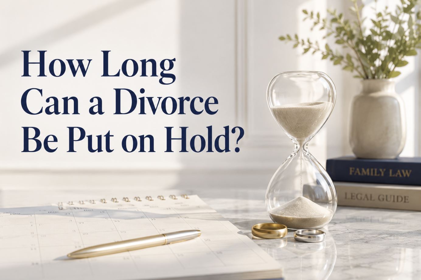 How Long Can a Divorce Be Put on Hold?