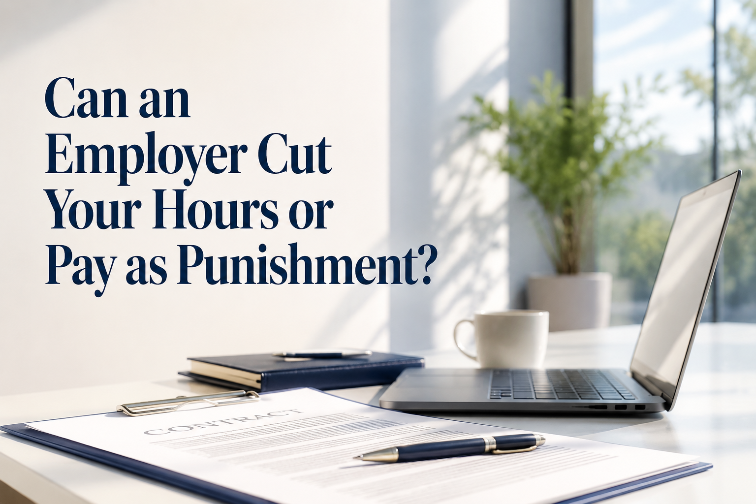Can an Employer Cut Your Hours or Pay as Punishment?
